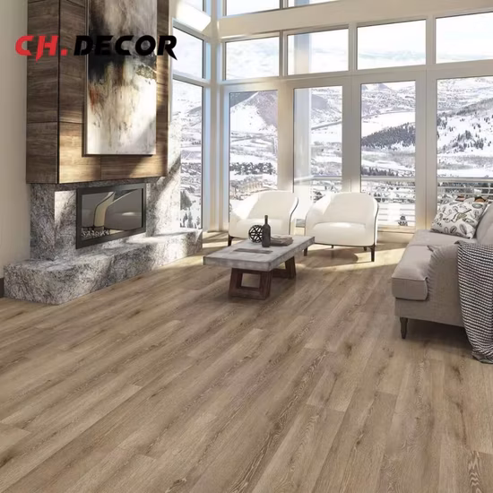 Easy Click Waterproof and Fireproof Floor PVC/WPC/Lvp/Lvt/Espc/Spc Flooring Laminate Flooring