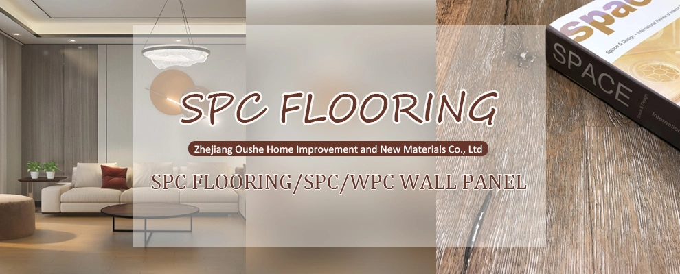 Waterproof Plastic UV Coating Ridid Core Spc PVC Vinyl Flooring Click Indoor