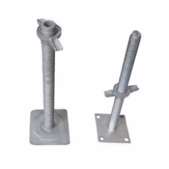 Adjustable Hot Sale Tough Plastic Product/Part Scaffolding Jack Accossories